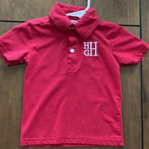 Smocking bird monogrammed polo 2t